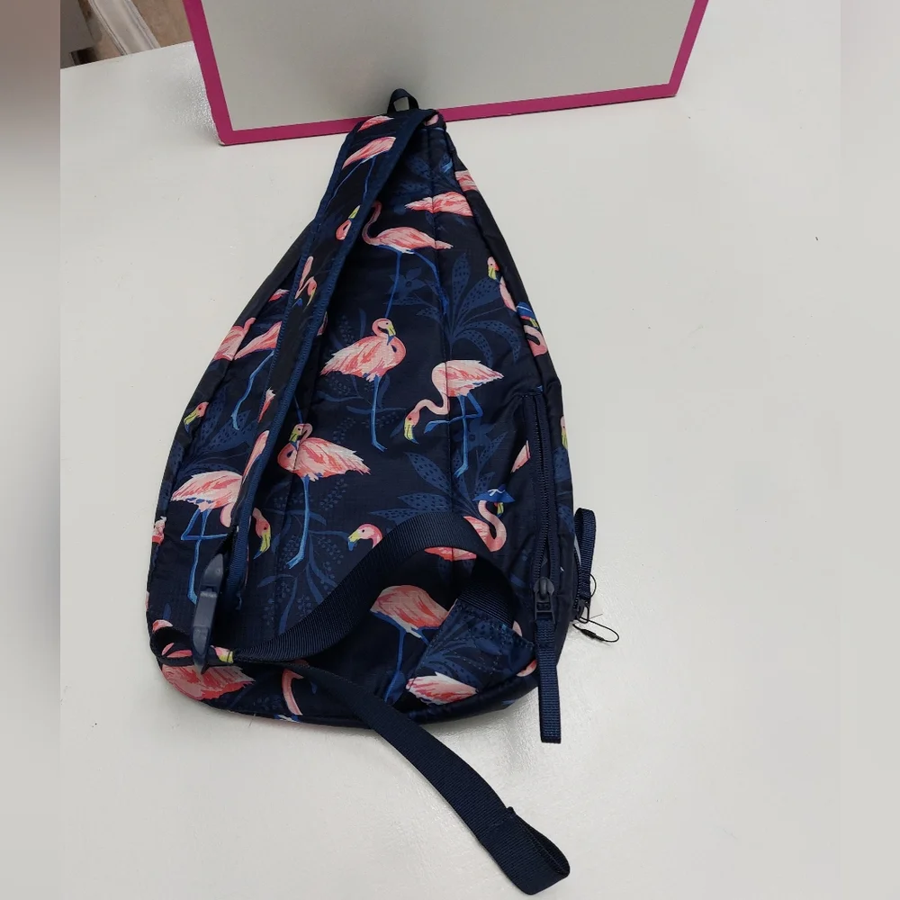 Sling Backpack Flamingo Party NWT